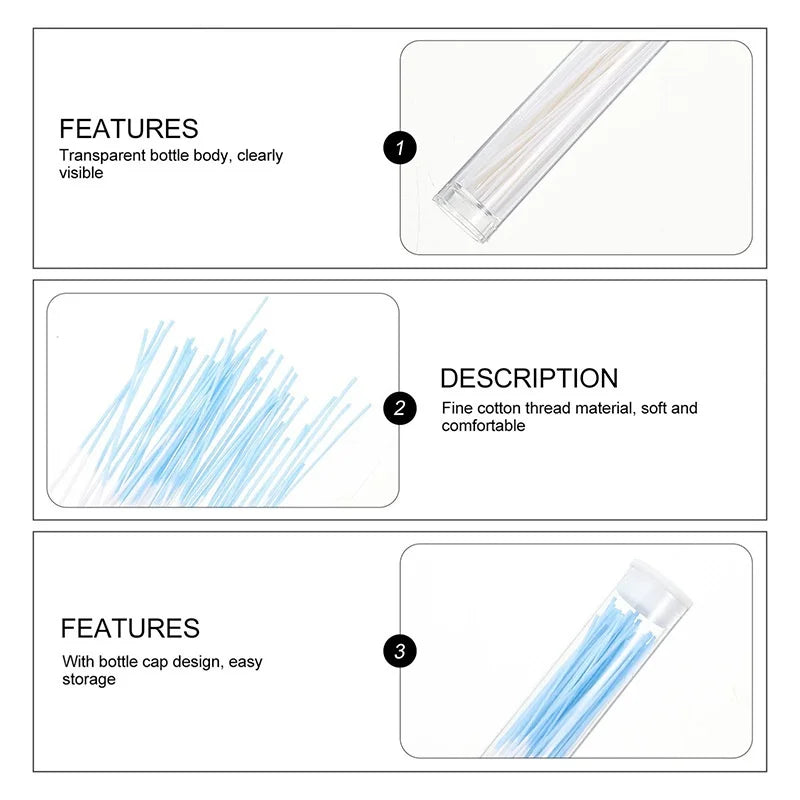 Ear Piercing Cleaning Picks – 120 Disposable